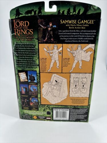Lord of the Rings The Fellowship of the Ring: Samwise Gamgee (2001) Toy Biz NEW - Picture 5 of 8