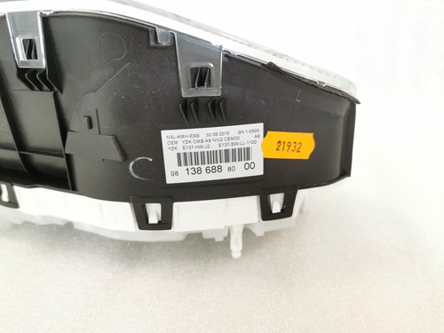 Cuadro de instrumentos velocímetro velocímetro peugeot 208 1.2i 9813868880 - Imagen 9 de 9