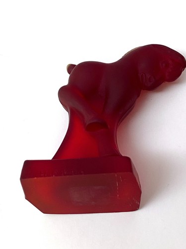 Heisey/Dalzell Viking Animal Figure RUBY RED SATIN #1527 KICKING COLT PONY 1989 - Picture 9 of 11