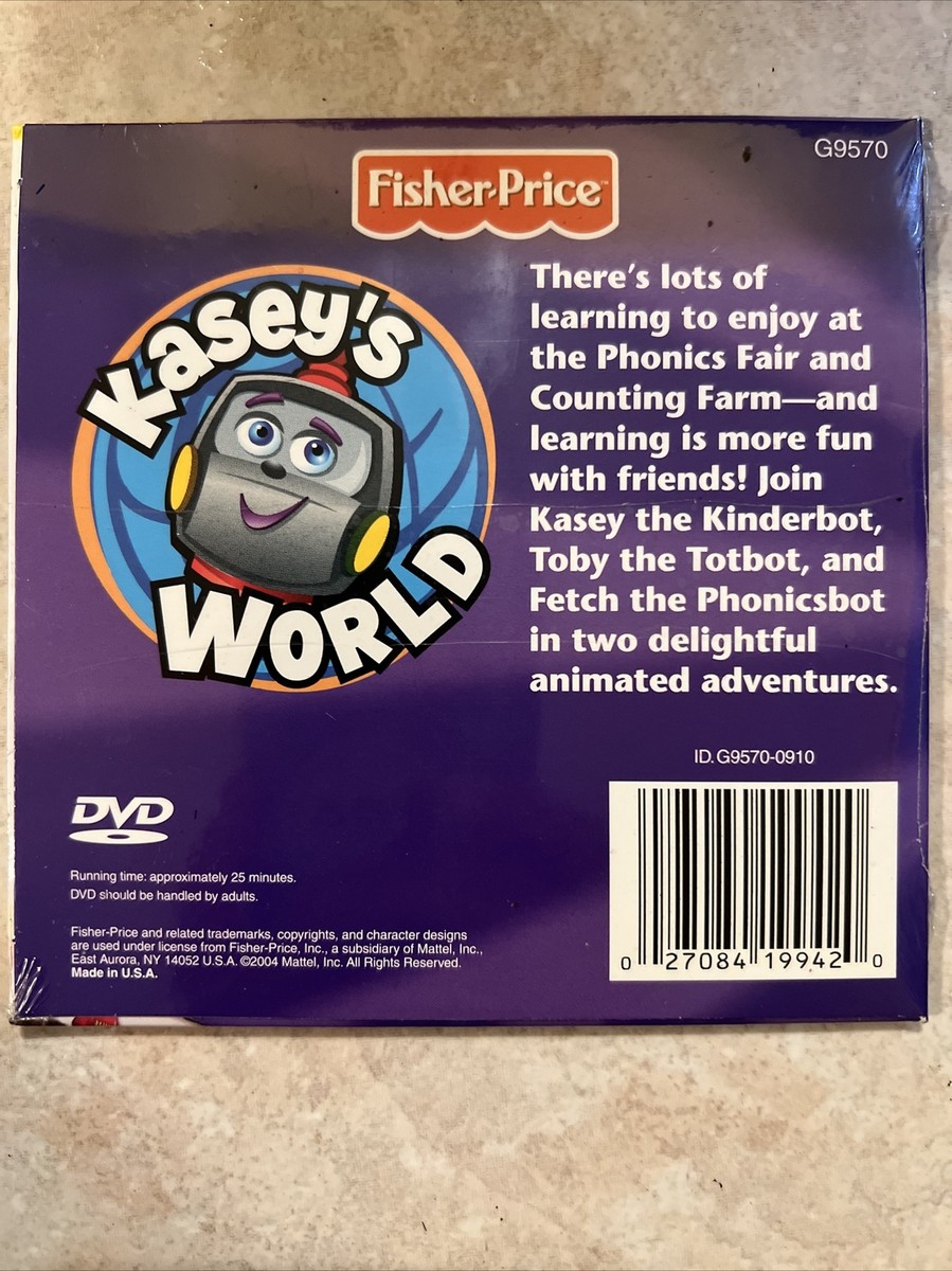 Fisher Price Kasey's The Kinderbot World DVD Phonics Fair