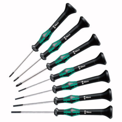Wera 05345271001 Kraftform Micro Slotted/Phillips Precision Screwdriver - 7pc