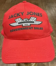 Jacky Jones Government Sales Vitronic Four Seasons Red Adjustable Hat