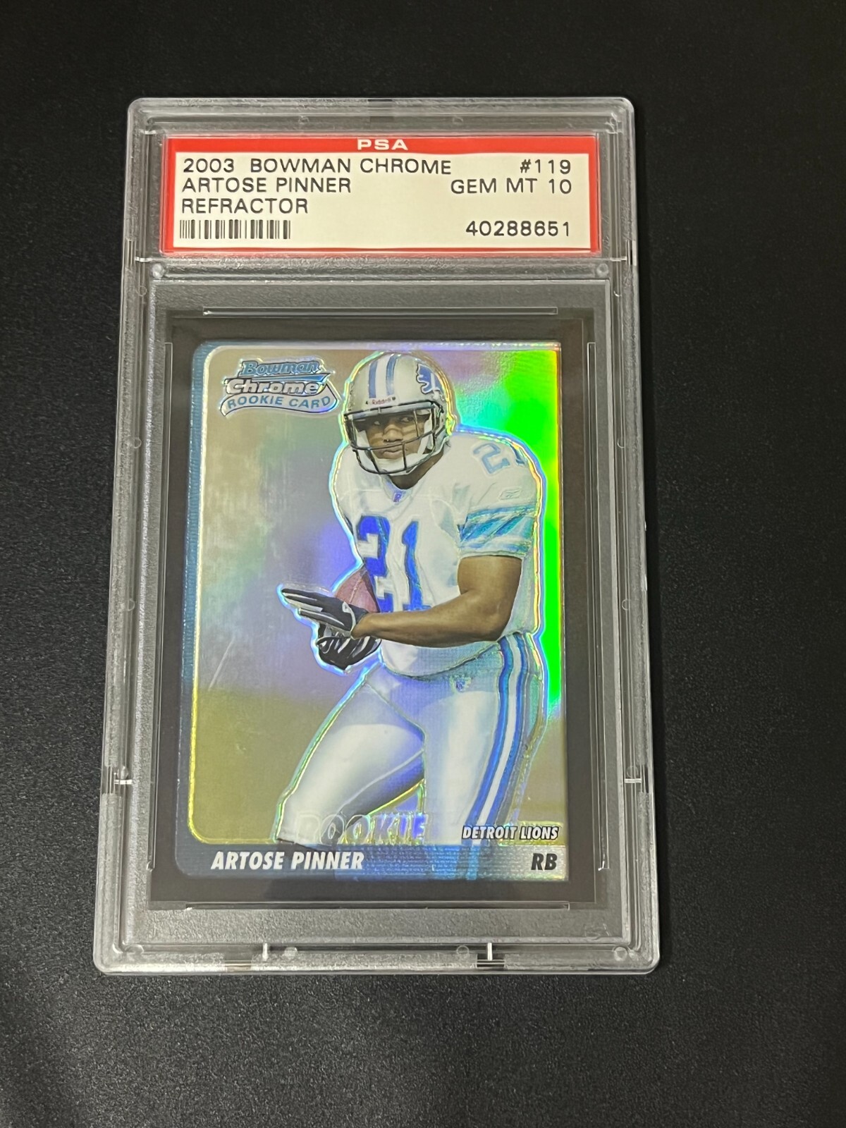 Artose Pinner Bowman Chrome #119 Refractor