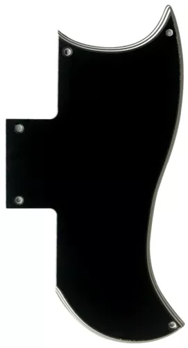 Custom For Gibson SG 61 Guitar Pickguard Scratch Plate,5 Ply Black