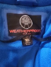 BOYS WeatherProof COAT Size 5 / 6 Great Condition 4 Pockets