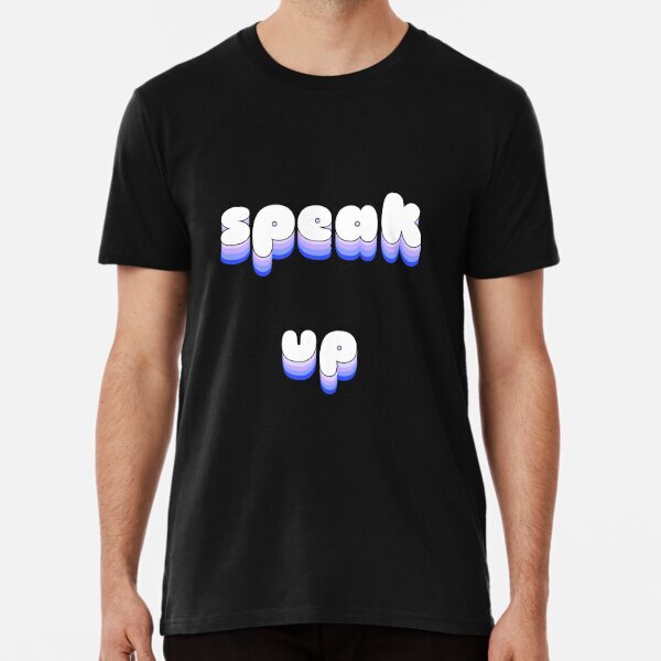 speak up Vintage Premium Speak Up America Made in USA T-Shirt S-5XL