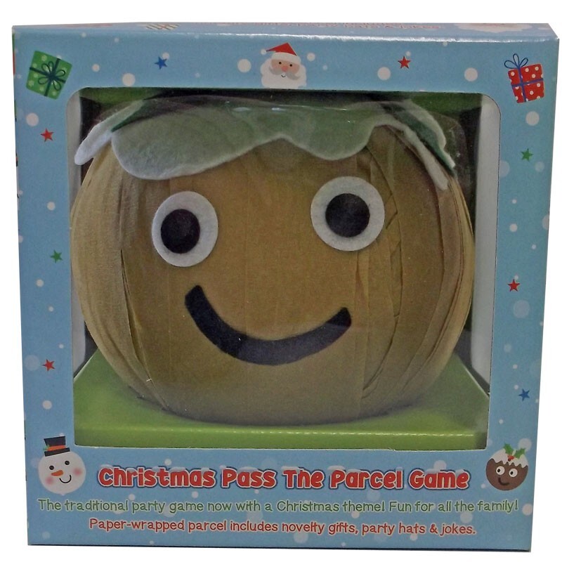 Christmas Pudding Pass the Parcel game includes Novelty Gifts & Party