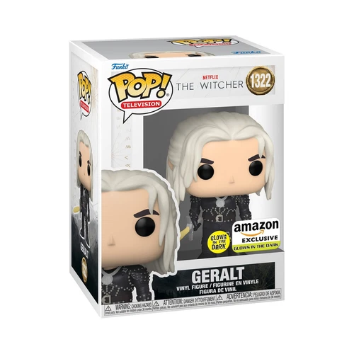 Funko Pop! TV: Netflix - The Witcher, Geralt (Glow in The Dark), Amazon Exclusiv
