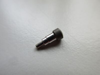 Chrono drive-in watch pusher button - Diam 3.78 mm - Length 10.45 mm