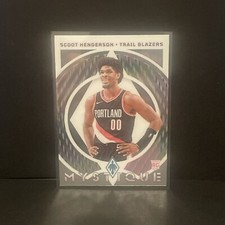 Scoot Henderson 2023-24 Panini Phoenix Basketball RC Mystique #17