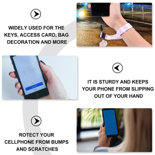 2 Pcs Cell Phone Wrist Strap Phone Hand Strap Neck Keychain Strap - 第 11/12 張圖片