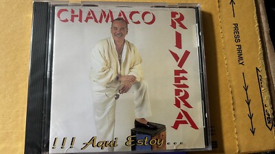 RARE Salsa CD First Pressing No Longer Made Chamaco Rivera Aqui Estoy 1994