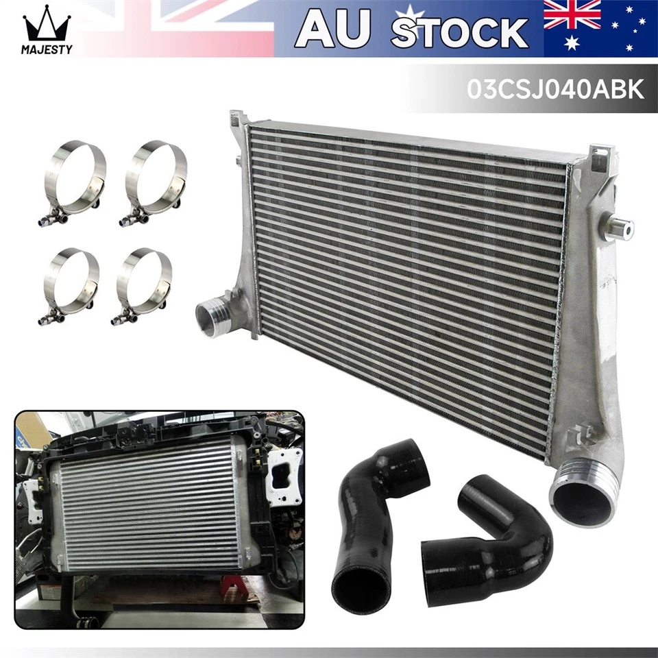 70MM Intercooler Kit For VW GTI Golf R MK7 EA888 Gne3 Audi A3/S3 1.8T 2.0T TSI - image 3 of 4