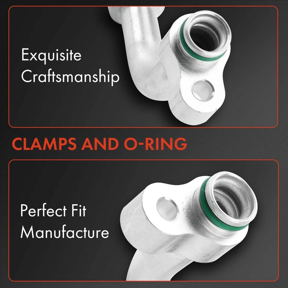 Manguera de línea de succión de refrigerante de aire acondicionado para Toyota Prius 2012 2013 2014 2015 L4 1,8 L Foto 3 de 4