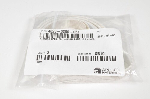 APPLIED MATERIALS 4823-0200-051, Special belt 1605x15mm (1PU=2Pcs) - NEW