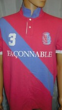 polo faconnable logo brodé homme taille L / XL Vintage 