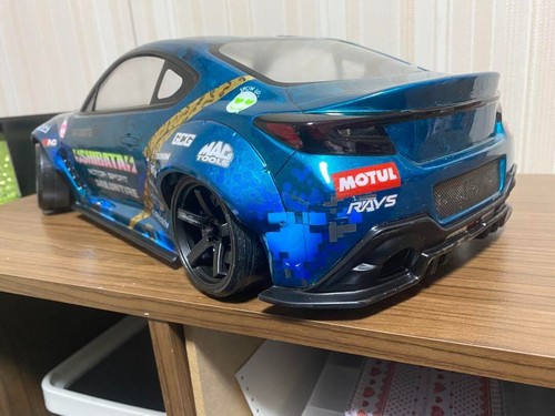 Shibata 1/10 RC Auto lackierte Karosserie Toyota GR86 blau - Bild 3 von 13