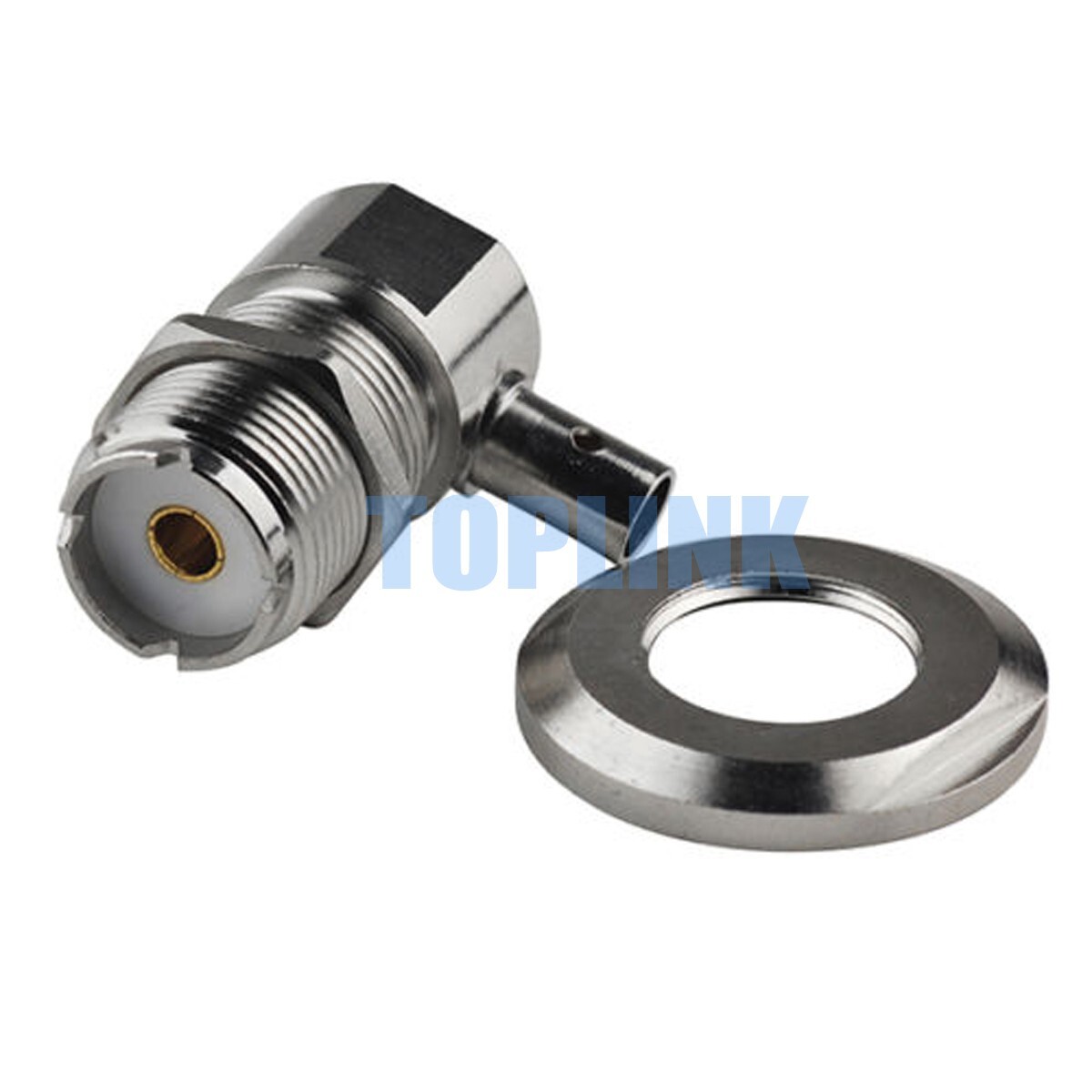 Connettore UHF SO239 Femmina Angolo Retto Connettore UHF Femmina SO239 A 90° Per Cavi LMR195, RG58, RG400, RG142 - Adatto Per Saldatura Connettore Ad Angolo Retto 90 - Foto 6