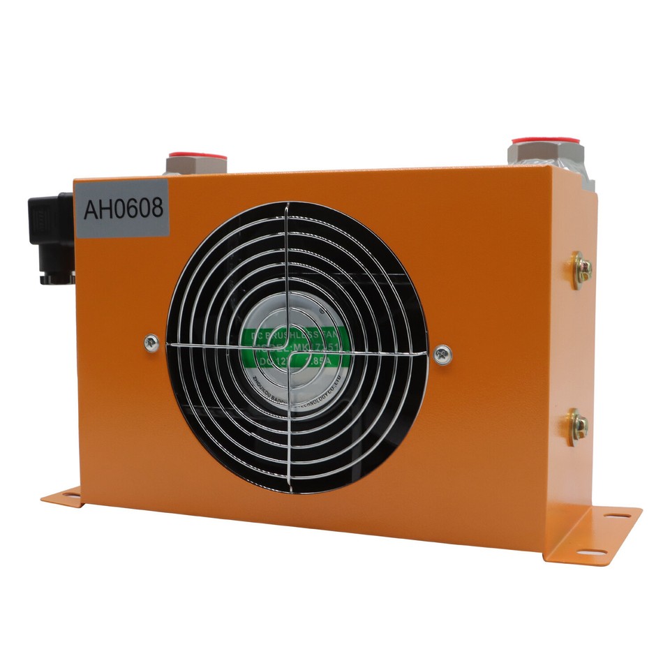 KAKAK Hydraulikölkühler AH0608T-CA 60L/min - 1.8KW Luftkühlung Für Maschinen