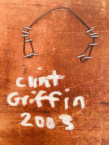 Clint Griffin, pintura firmada tablero 0n, mapa de América del Norte y del Sur, 2003 - Imagen 6 de 6
