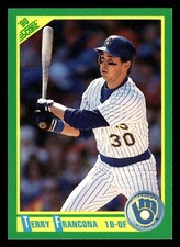 TERRY FRANCONA ⚾ 1990 Score Baseball #216 Milwaukee Brewers