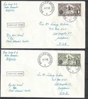 Belgium covers 1946 OBP Airmail12-13 FDC Airmailcovers