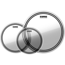 Evans EC2 SST Clear Drum Head Pack Fusion 101214