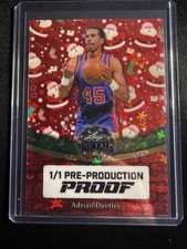 Adrian Dantley 2025 Leaf Basketball 1/1 Pre Production Proof