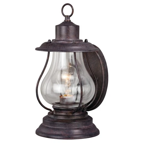 Vaxcel Lighting T0215 Dockside 1 Light Outdoor Wall Sconce - Weathered Patina - Picture 1 of 7