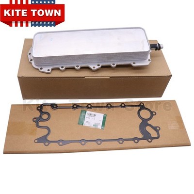 OEM Oil Cooler + Gasket For Range Rover Sport Discovery LR4 3.0L 5.0L LR010754