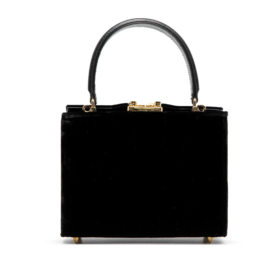 Fendi Velours Push Lock Boîte Sac