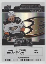 2022 Upper Deck Credentials Debut Ticket Access /999 Tier 1 Hunter Drew #116 y0i