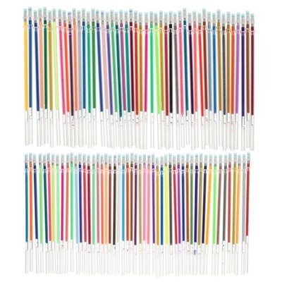 200pcs Art Gel Ink Pens Refills for Adults Coloring Book, Drawing