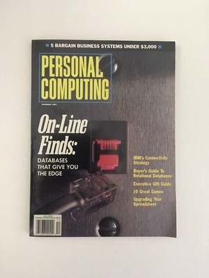 Personal Computing DEC 1989 back issue COMPUTER magazine - Guide to Databases