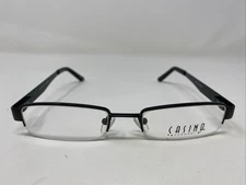 Casino Eyewear CB-1090 BLACK 49-18-140 Metal Half Rim Eyeglasses Frame HB96