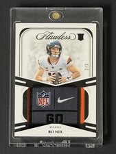 2024 Panini Flawless #FS-BNX Bo Nix Rookie NFL NIKE LOGO /3