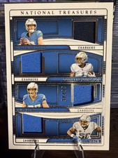 HERBERT/JOHNSTON/BOSA/MACK 2024 NT QUAD PATCH #/99 #NGQ-LAC LOS ANGELES CHARGERS