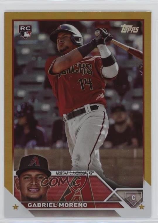 2023 Topps Update Gold Foil Gabriel Moreno #US161 3c2