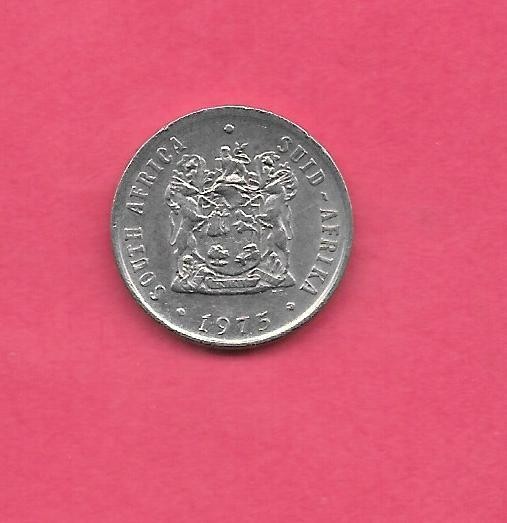 SOUTH AFRICA RSA KM85 1975 UNCIRCULATED-UNC MINT 10 CENTS OLD VINTAGE COIN