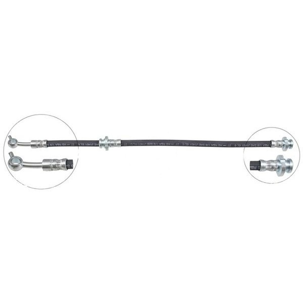 Bremsschlauch 462 Mm INN M10X1.0 Banjo 10.0 Mm A.B.S. FüR Nissan Vanette-image