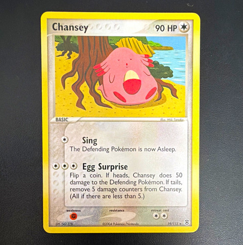 Pokémon TCG Chansey EX FireRed & LeafGreen 19/112 English Rare