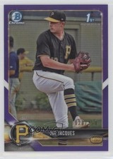 2018 Bowman Draft Chrome Purple Refractor 20/250 Joe Jacques #BDC-24 fm0