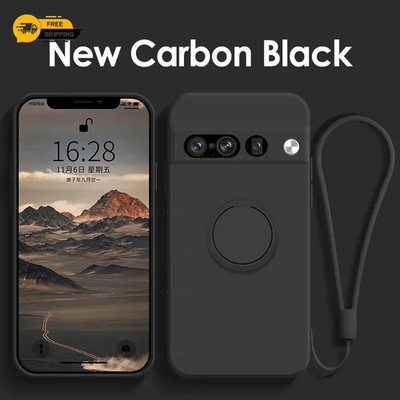 Für Google Pixel 10 9 Pro 8A 7 6A Magnet Ring Ständer Silikon Stoßfest Hülle