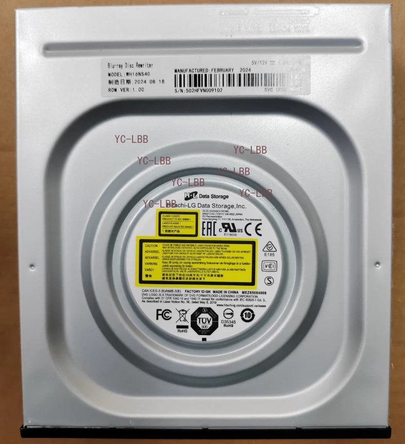 LG WH16NS40 SUPERMULTI SATA M-DISC UHD BLU-RAY DVD-CD 3D DISC WRITER BURNER PC - Image 3 of 4