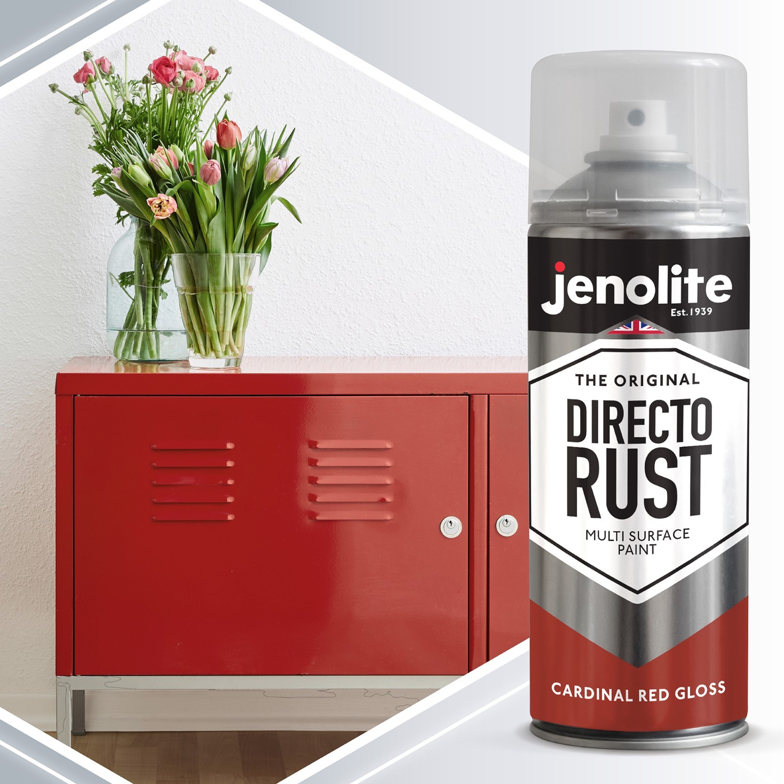 B&Q - Directorust All-In-One Multi-Surface PaintCardinal Red Gloss400Ml Spray Can2-Pack - Image 2