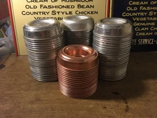 Lot Of 90 Vintage 3 5/8” Aluminum Ring Molds Jello Baking Donut Pans