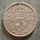 George V Threepence coin from a recent eBay sale