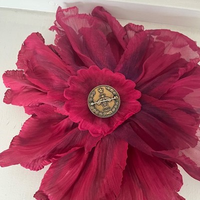 Gucci Silk Rosette Brooch | eBay