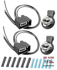 Front Turn Signal Light Socket  Connector Plug Harness Wiring Fit for Jeep
