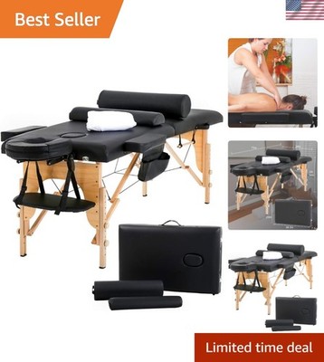 Versatile Massage & Spa Table - Portable, Height Adjustable with Essential Kit